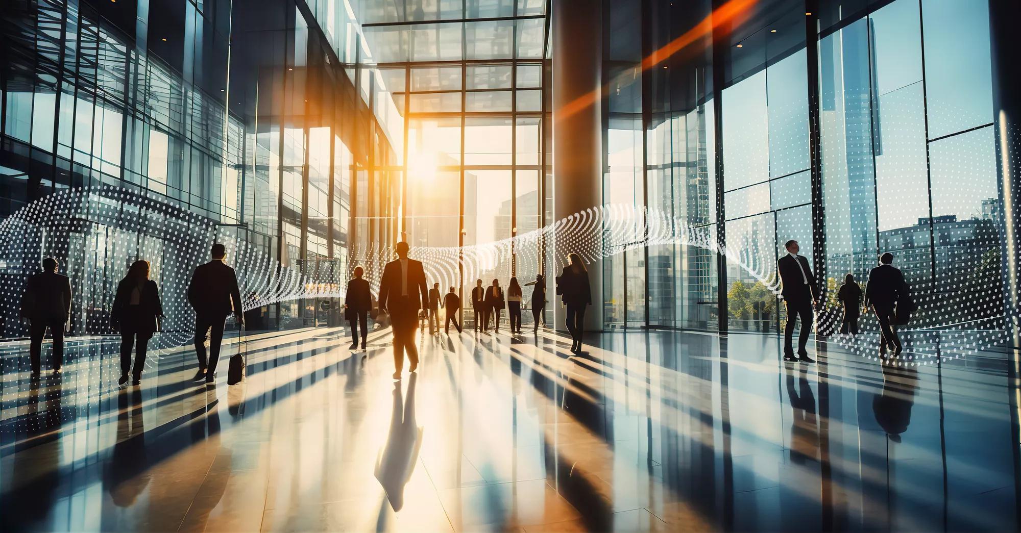 SecTech_2023_Commercial Building with People Walking_AdobeStock_628608201_1200x627