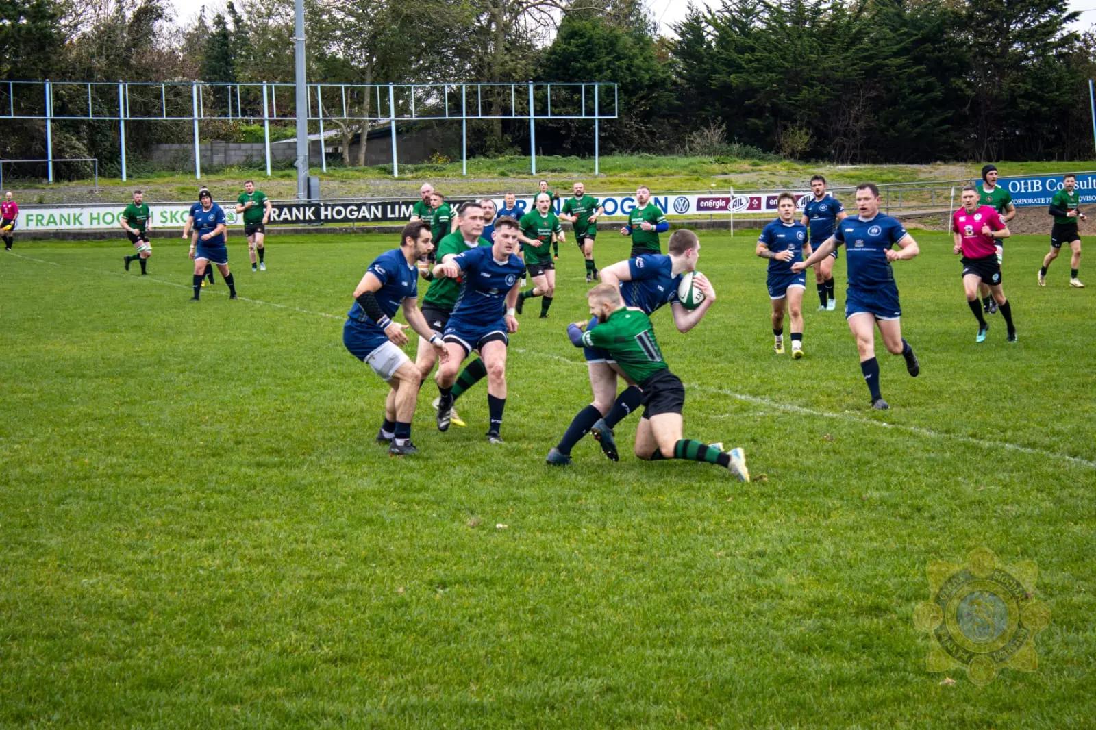 Pictures of the match between ireland and Scotland for the Irish Rugyb Police Match 2025