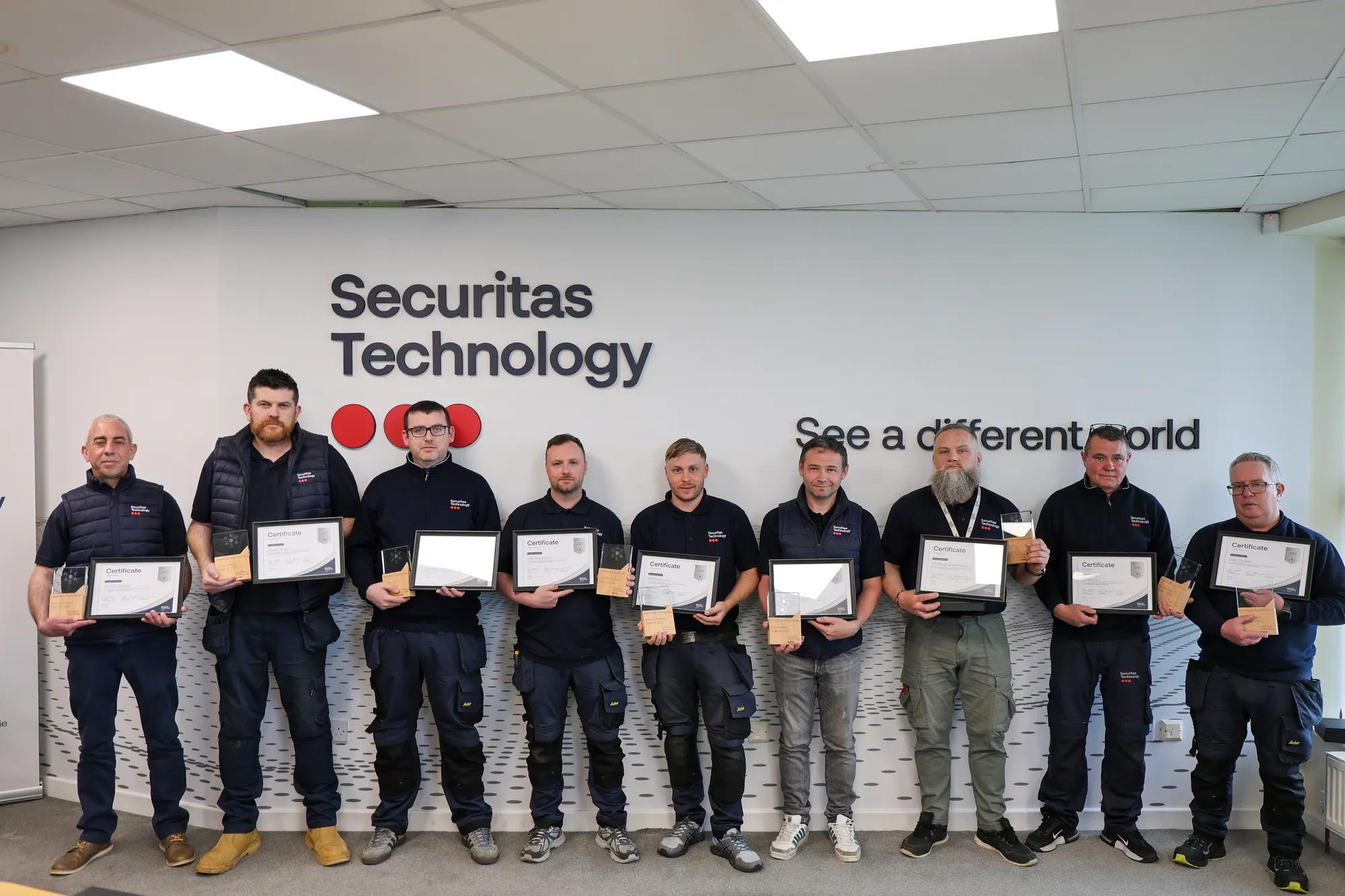 Images from the awards for the Technician Certification Progamme