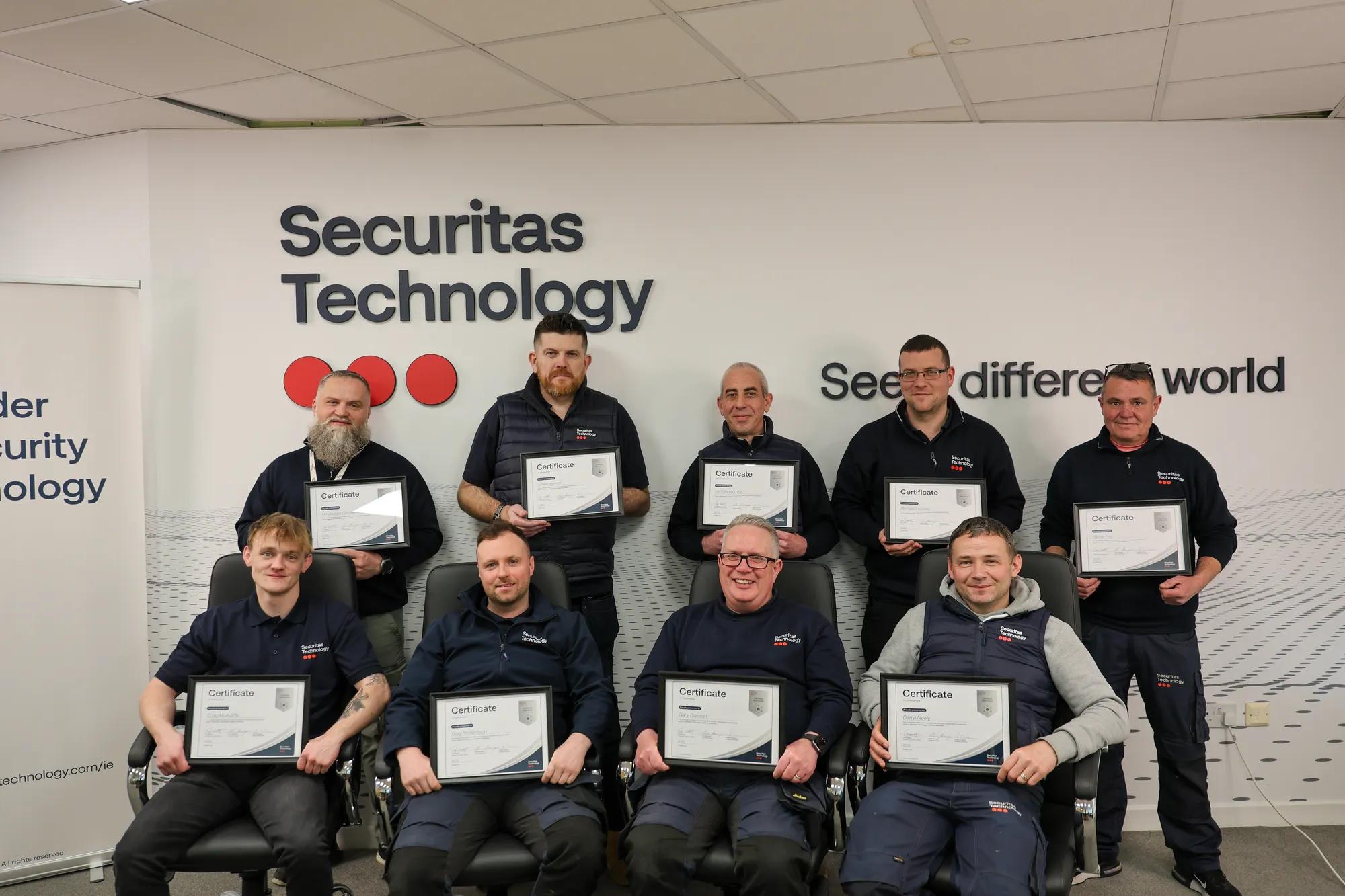 Images from the awards for the Technician Certification Progamme