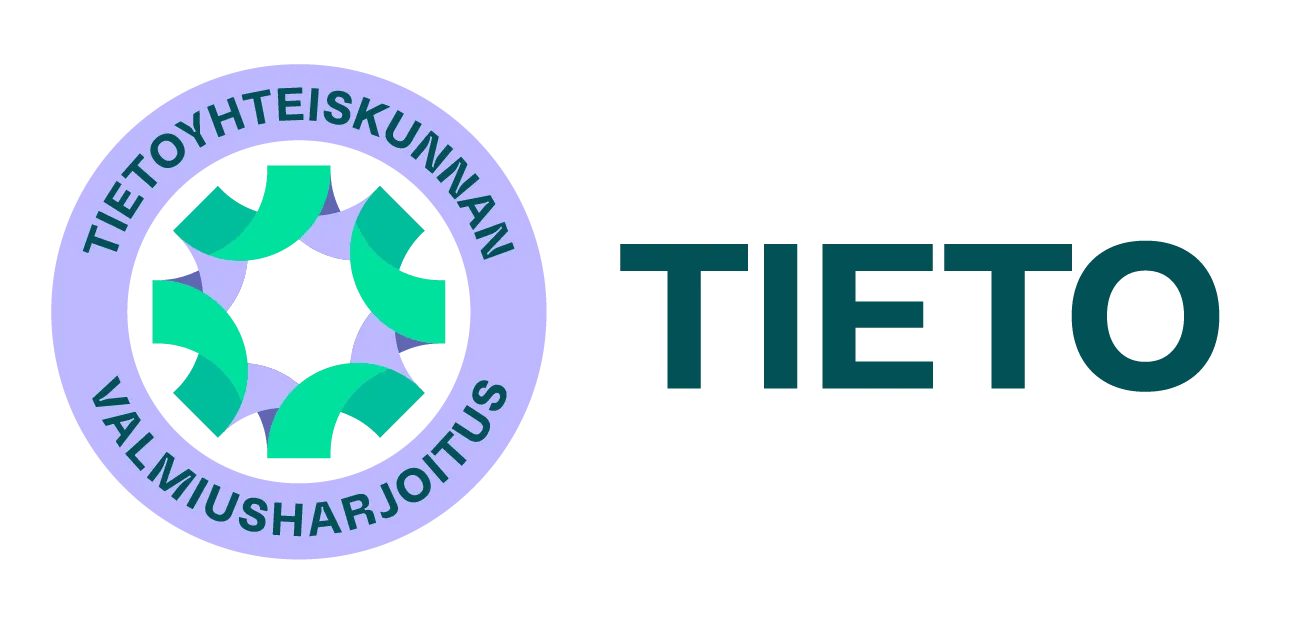 TIETO26 exercise logo, only for Finnish use
