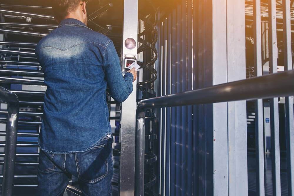 Employee using access control