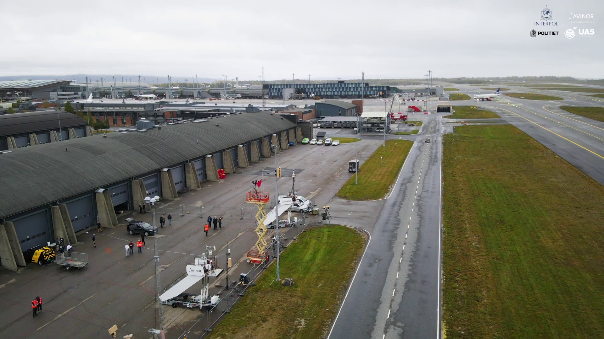 Validrone Test with Interpol at Gardemon Airport Demo