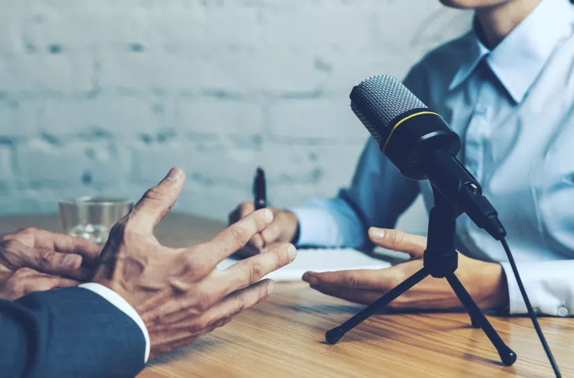 Recording podcast