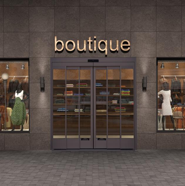 store exterior, 3d illustration