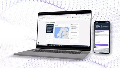 SecureStat HQ banner with Finnish screenshots