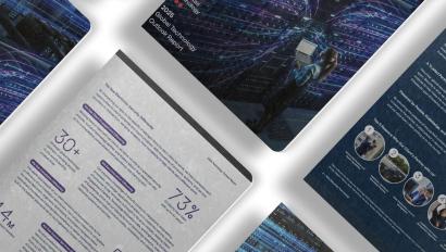 annual security trends report showing statistics on AI adoption, cloud security, and risk-based strategies for 2026
