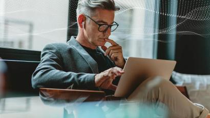 Man on laptop