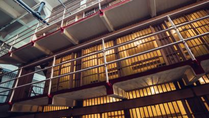 Interior of correctional facility
